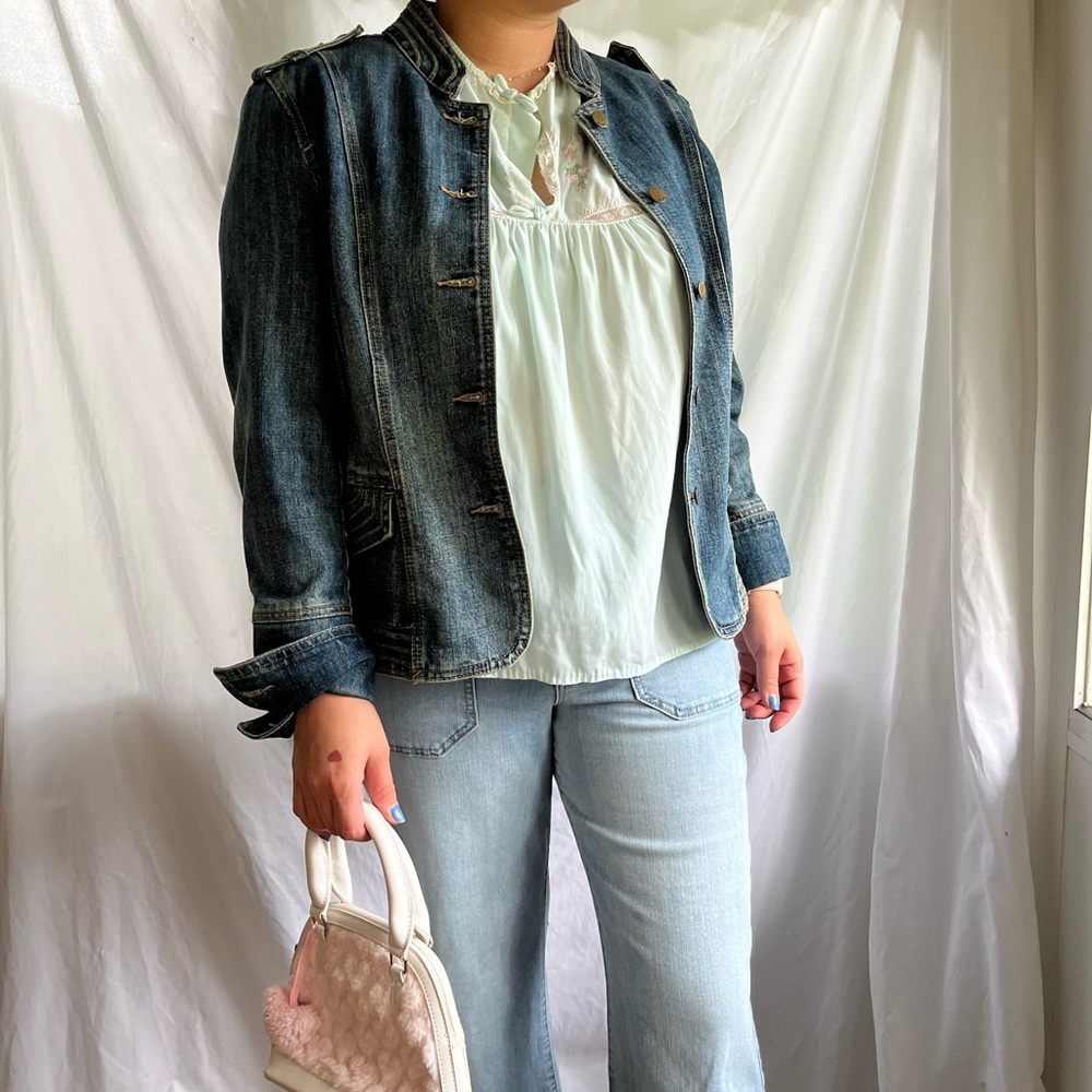 90s/Y2k vintage Baccini denim jacket